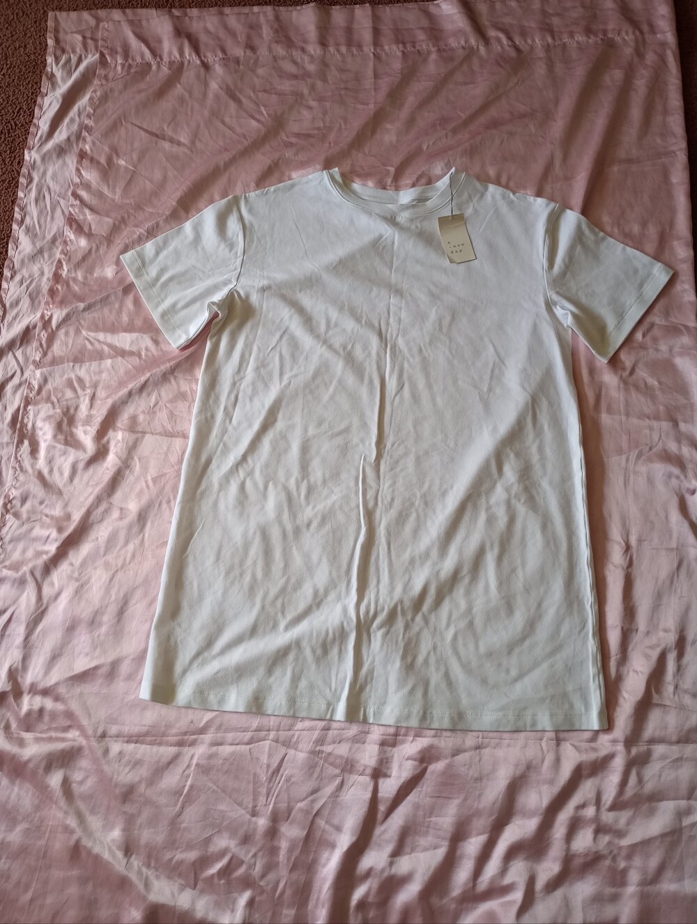 A New Day T-shirt Dress White Color Sz. XL NWT